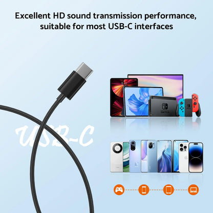 Samsung HiFi Surround Sound Wired Earbuds for Galaxy S24 S23 S22 Ultra - USB-C & 3.5mm with In-line Control