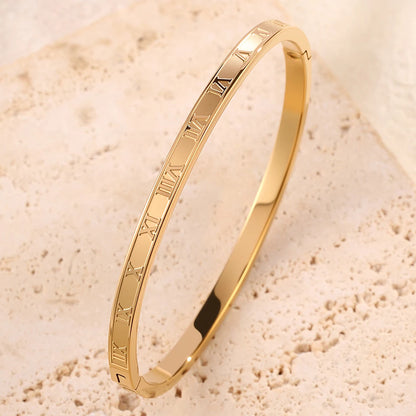 ZAKOL Sparkling Zirconia Stainless Steel Bracelet Set for Women - Stackable Bangles Fashion Jewelry Gift