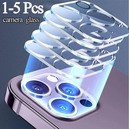 Camera Lens Protector for iPhone 15 Pro Max, 14 Pro Max, 13 Pro, 12, 11 - Premium Glass Lens Cover & Film Accessories