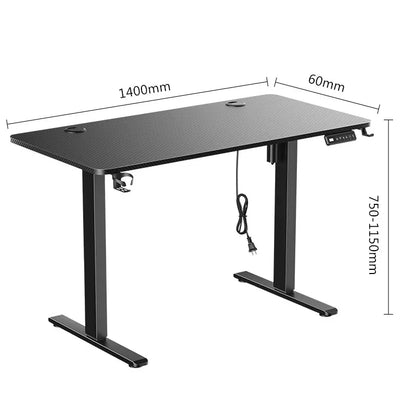 Height Adjustable Electric Sit-Stand Desk - Modern Motorized Gaming & Home Office Table for Ultimate Comfort