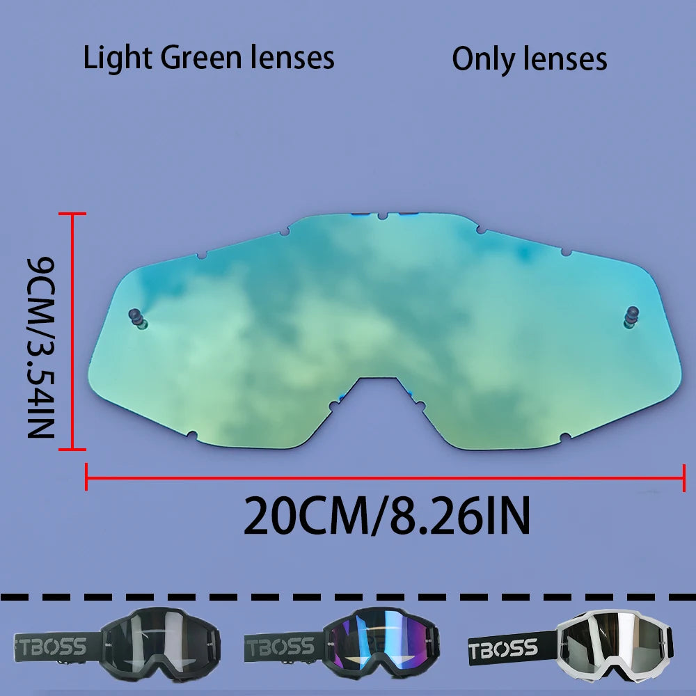 MX Off-Road Goggles for Dirt Bike Racing - Dustproof & Windproof with Durable PC Lens