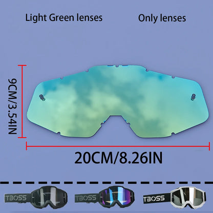 MX Off-Road Goggles for Dirt Bike Racing - Dustproof & Windproof with Durable PC Lens