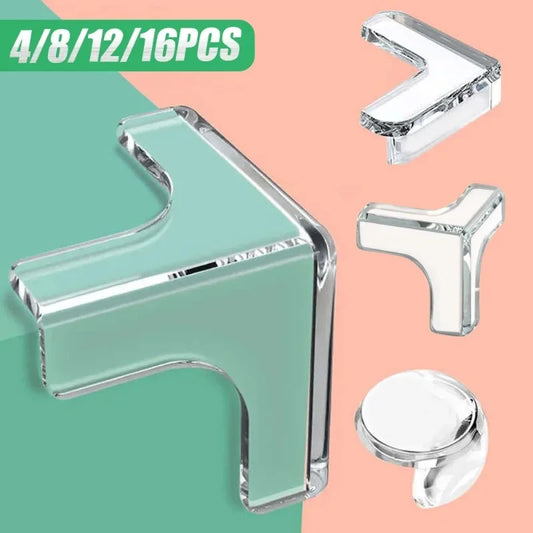 Baby Corner Protectors - Silicone Edge Guards for Safe Homes, Clear Furniture Bumpers for Child Safety