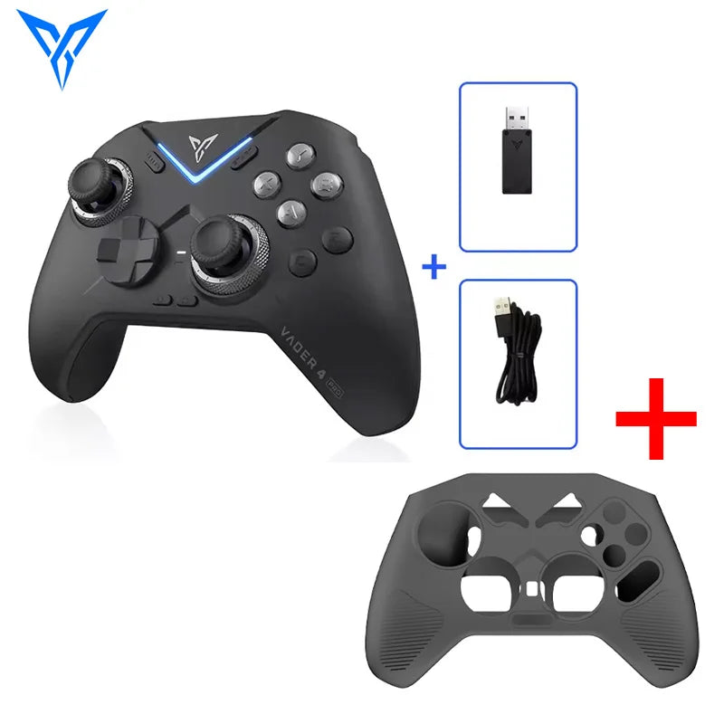 Flydigi Vader 4 Pro Wireless Game Controller for PC, Switch, Mobile, and TV - Vibrate Trigger, 1000Hz Performance
