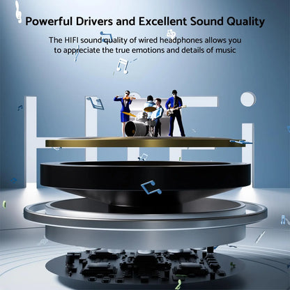 Samsung HiFi Surround Sound Wired Earbuds for Galaxy S24 S23 S22 Ultra - USB-C & 3.5mm with In-line Control
