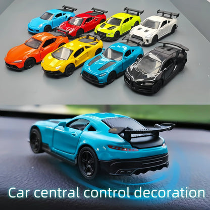 Sports Car Drift Model for Car Enthusiasts - Rotating Dashboard Decoration for Racing Vibes and Unique Center Console Style