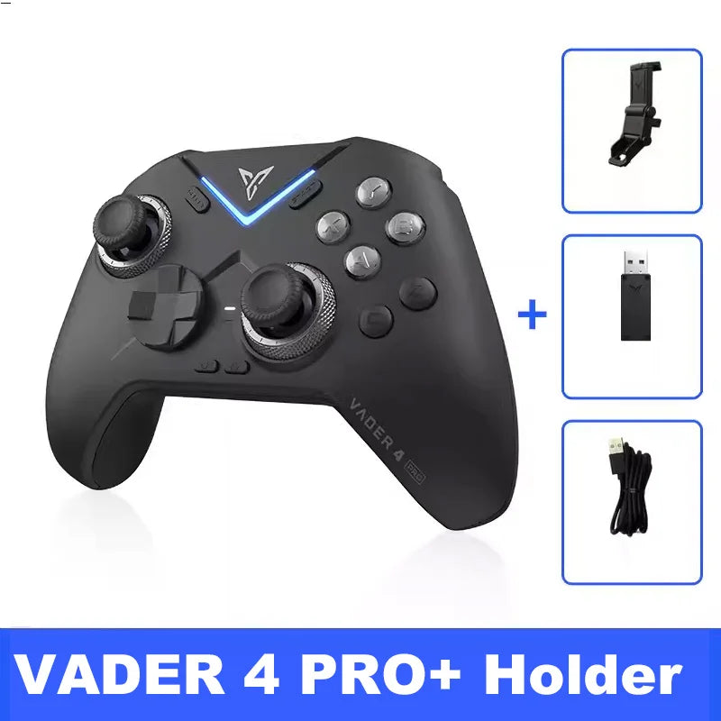 Flydigi Vader 4 Pro Wireless Game Controller for PC, Switch, Mobile, and TV - Vibrate Trigger, 1000Hz Performance