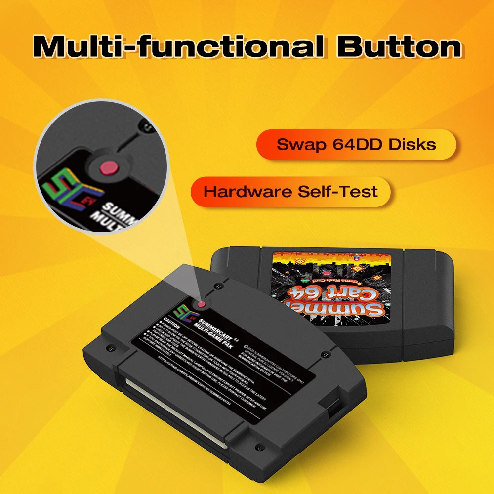 5400-in-1 N64 Game Cartridge with 32GB TF Card - No Region Restrictions for Nintendo 64 Retro Gaming