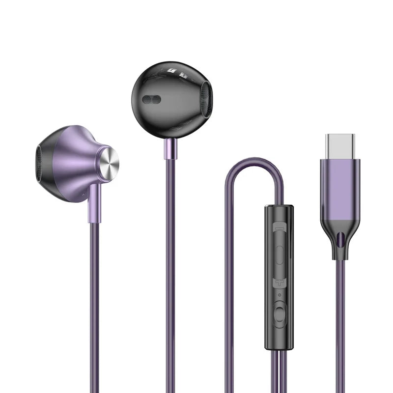 Samsung HiFi Surround Sound Wired Earbuds for Galaxy S24 S23 S22 Ultra - USB-C & 3.5mm with In-line Control