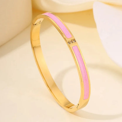 ZAKOL Sparkling Zirconia Stainless Steel Bracelet Set for Women - Stackable Bangles Fashion Jewelry Gift