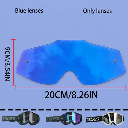 MX Off-Road Goggles for Dirt Bike Racing - Dustproof & Windproof with Durable PC Lens