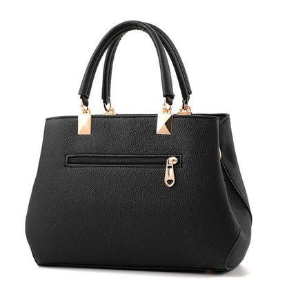 Yogodlns Elegant Messenger Bag for Women - Floral Pendant Office Tote & Crossbody Shoulder Handbag