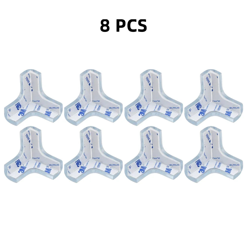 Baby Corner Protectors - Silicone Edge Guards for Safe Homes, Clear Furniture Bumpers for Child Safety