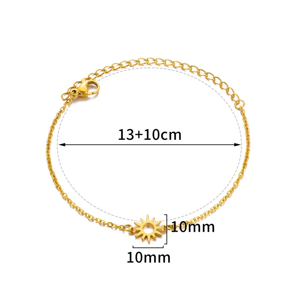Gold Imitation Pearl Chain Anklet for Women - Summer Beach Leg Bracelet Accessory