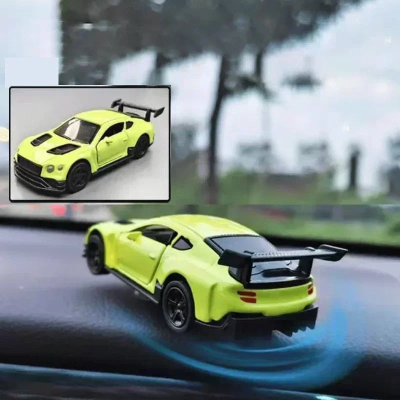 Sports Car Drift Model for Car Enthusiasts - Rotating Dashboard Decoration for Racing Vibes and Unique Center Console Style