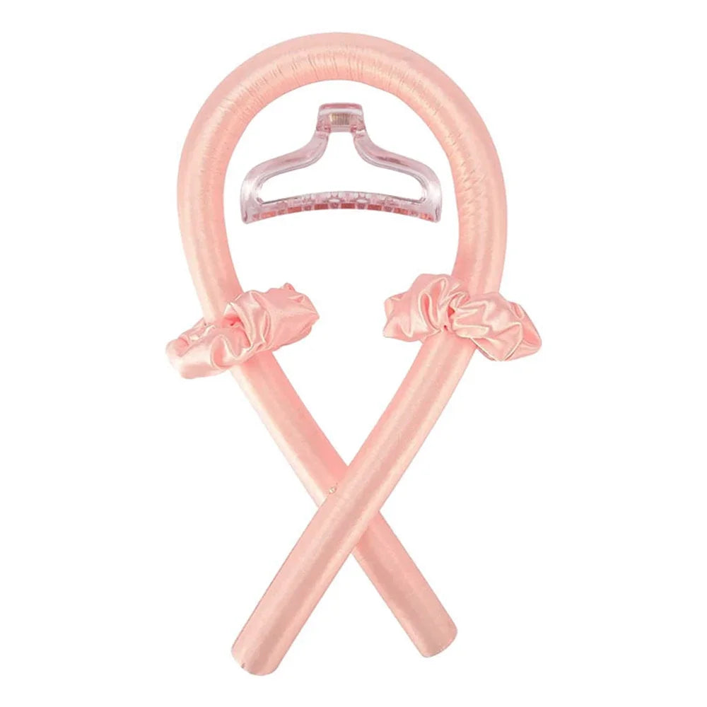 Heatless Silk Curling Rod Headband for Effortless Curls - Ideal for Sleepovers, Travel & Lazy Hair Days