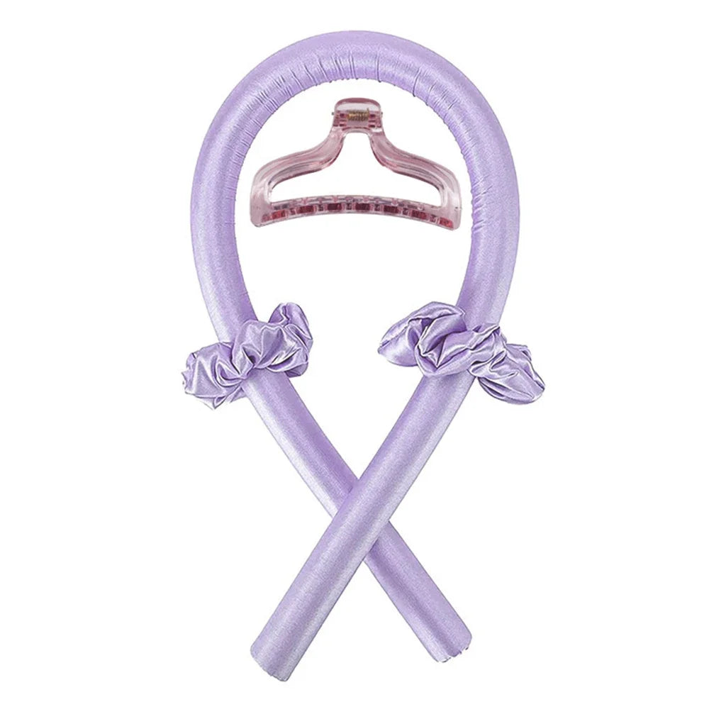 Heatless Silk Curling Rod Headband for Effortless Curls - Ideal for Sleepovers, Travel & Lazy Hair Days
