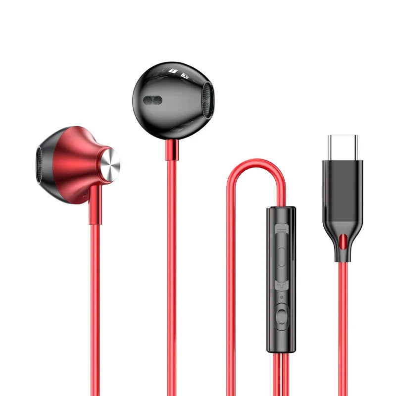Samsung HiFi Surround Sound Wired Earbuds for Galaxy S24 S23 S22 Ultra - USB-C & 3.5mm with In-line Control