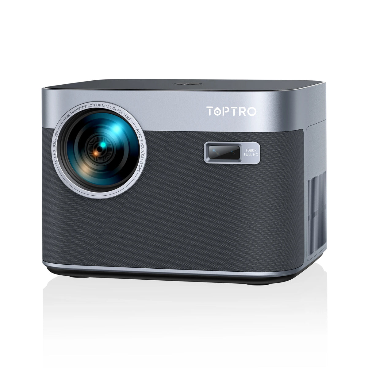 TOPTRO 4K Projector - Native 1080P WiFi6 Bluetooth for Outdoor Home Theater & Movie Nights
