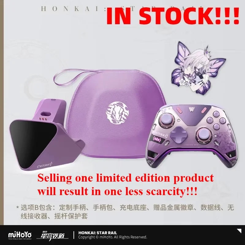 Honkai Star Rail Castorice Wireless Game Controller for APEX 5 Elite Gamers - Bluetooth with Force Feedback