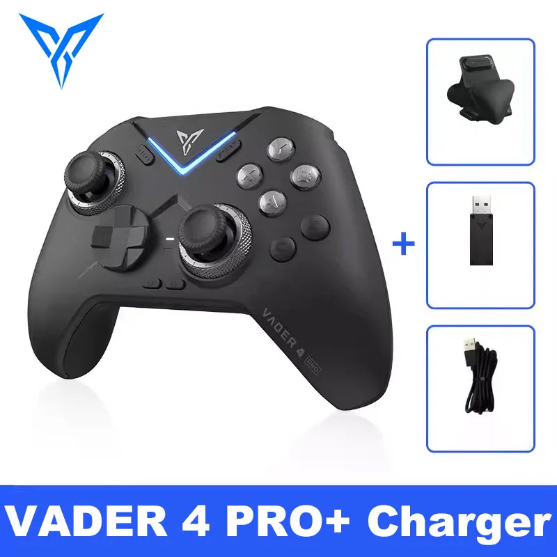 Flydigi Vader 4 Pro Wireless Game Controller for PC, Switch, Mobile, and TV - Vibrate Trigger, 1000Hz Performance