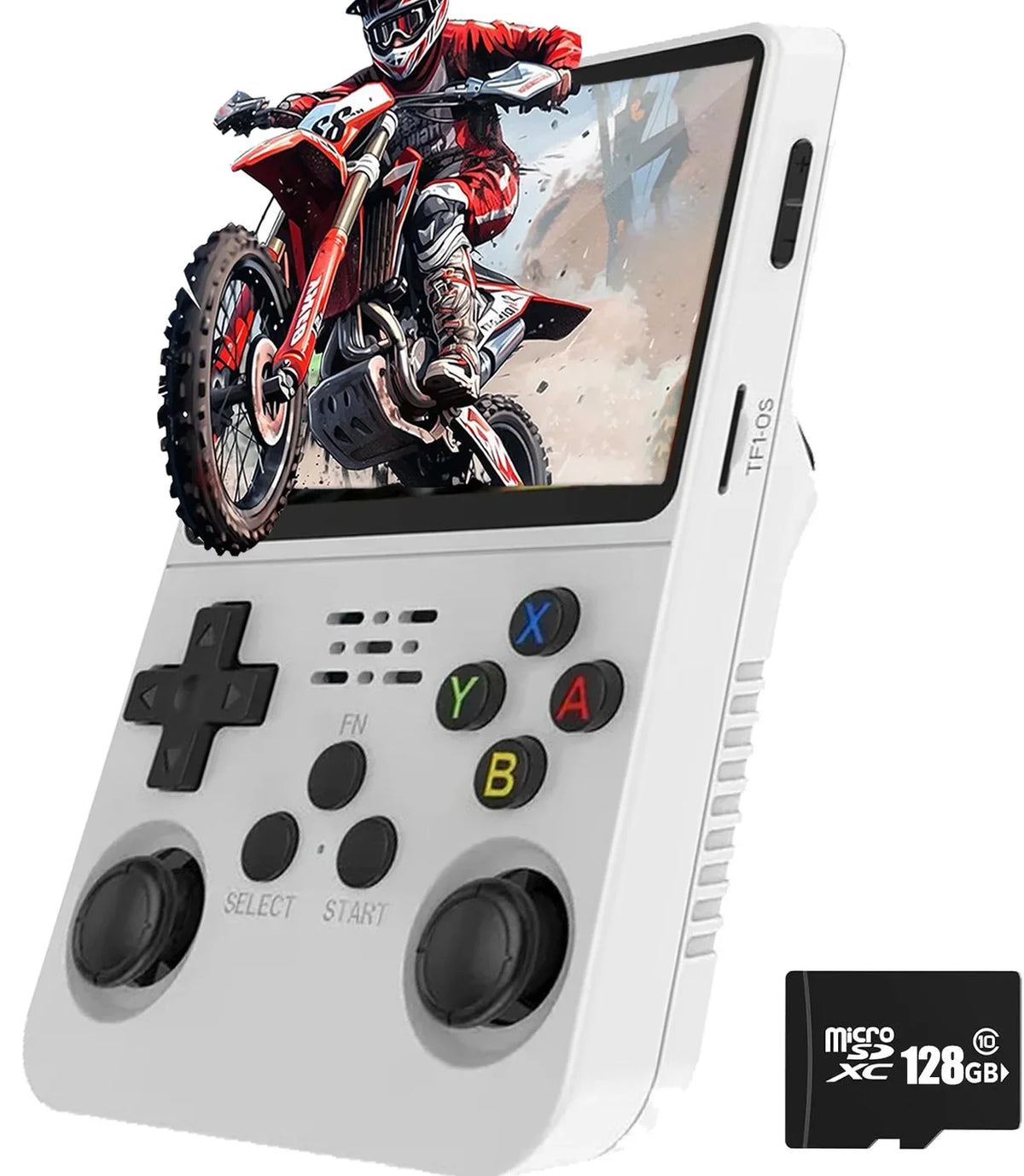 R36S Portable Retro Game Console for Kids - 3.5" ARKOS Handheld Gaming with Single Card