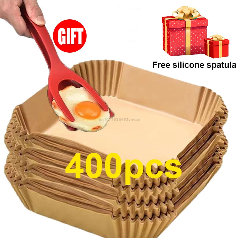 20cm Air Fryer Parchment Paper Liners for Baking, Cooking & Pastry - Disposable Oven Accessories