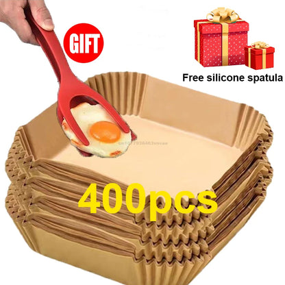 20cm Air Fryer Parchment Paper Liners for Baking, Cooking & Pastry - Disposable Oven Accessories