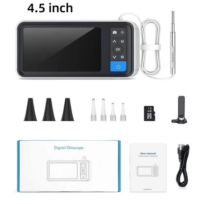 Digital Otoscope by [Brand Name]: 1080P HD Ear Scope with 3.9mm Camera & Rechargeable 2500mAh Battery for Clear Ear Cleaning