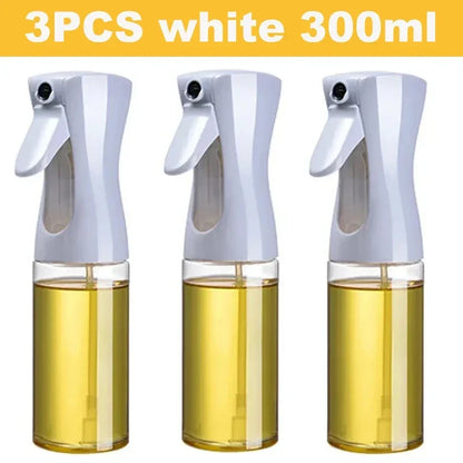 Oil Spray Bottle – 200/300/500ml Olive Oil & Vinegar Dispenser for Cooking, Baking, and Camping