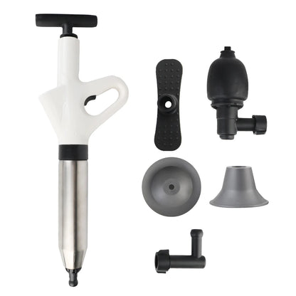 High-Pressure Toilet Plunger for Unblocking Drains - Powerful Clog Remover for Homeowners and DIY Enthusiasts