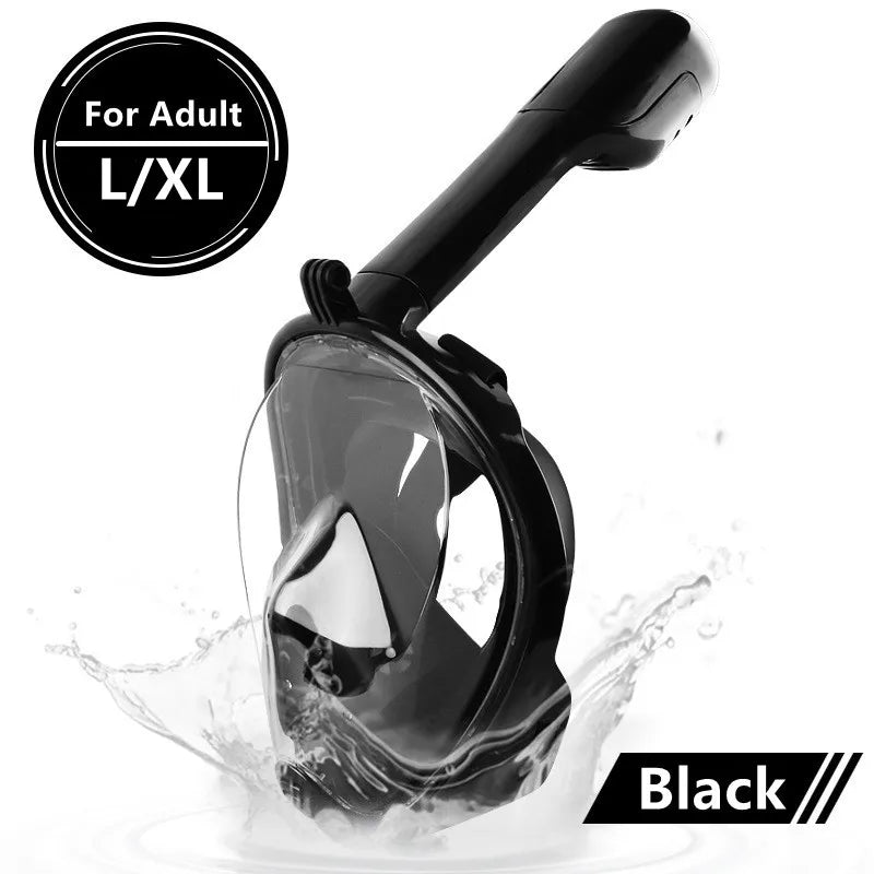 Full Face Anti-Fog Scuba Diving Mask for Adults & Kids - Safe, Waterproof Snorkeling Equipment