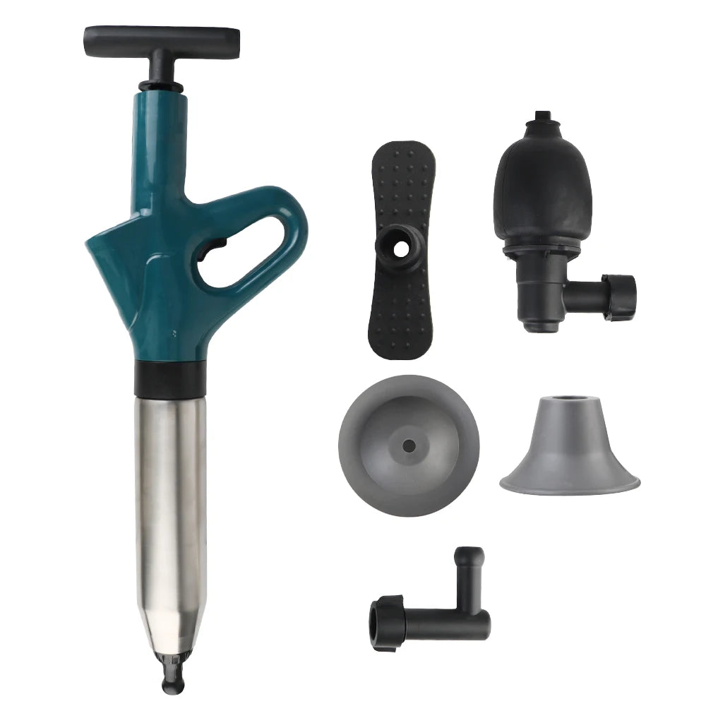 High-Pressure Toilet Plunger for Unblocking Drains - Powerful Clog Remover for Homeowners and DIY Enthusiasts
