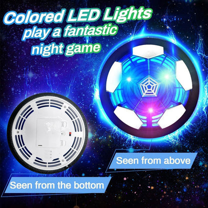 Hover Soccer Ball for Kids - LED Indoor Floating Football with Safe Bumper - Fun Gift for Ages 3+