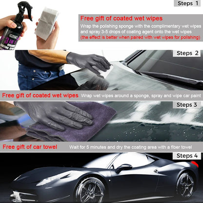 Car Nano Coating Liquid - Hydrophobic Paint Protection for Automotive Enthusiasts | Long-Lasting Shine & Durability