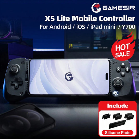 GameSir X5 Lite Mobile Gaming Controller for iPhone 15/16, iPad Mini, Android Tablets – Ultimate Gaming Experience