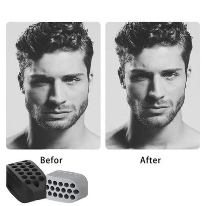 Silicone Jaw Exerciser for Jawline Toning & Double Chin Reduction - Facial Fitness Tool for All Ages