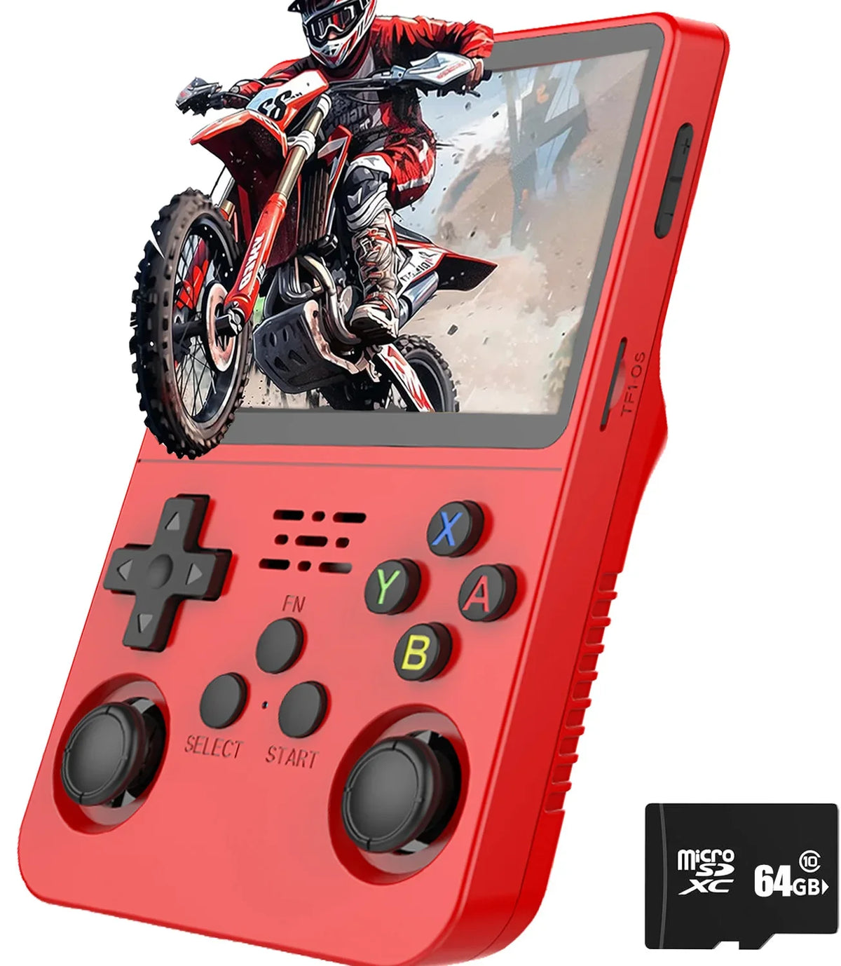 R36S Portable Retro Game Console for Kids - 3.5" ARKOS Handheld Gaming with Single Card