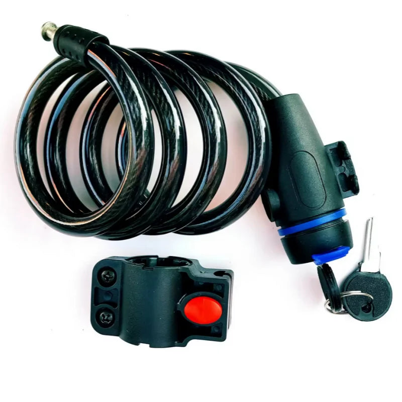 Heavy Duty Motorcycle Chain Lock 80cm - Metal Anti-Theft Bike Lock with 2 Keys for Maximum Bicycle Security