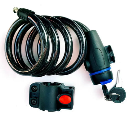 Heavy Duty Motorcycle Chain Lock 80cm - Metal Anti-Theft Bike Lock with 2 Keys for Maximum Bicycle Security