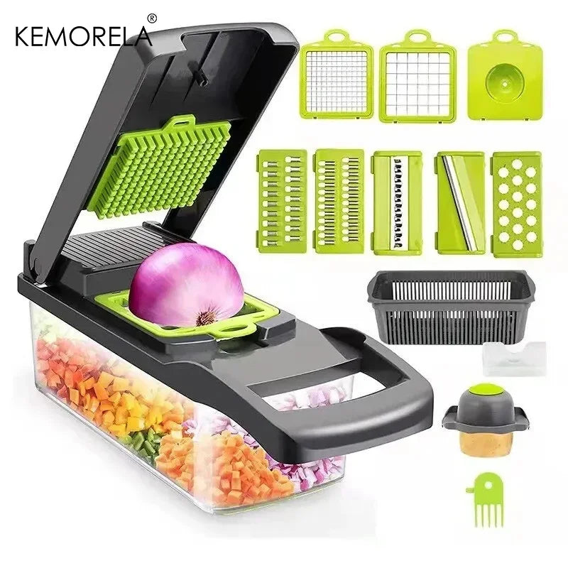 14-in-1 Multifunctional Vegetable Chopper for Quick and Easy Food Prep - Perfect for Home Cooks and Food Enthusiasts