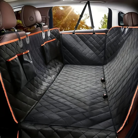 Waterproof Dog Hammock Car Seat Cover for Pet Owners - Scratch-Resistant Protection for Your Vehicle