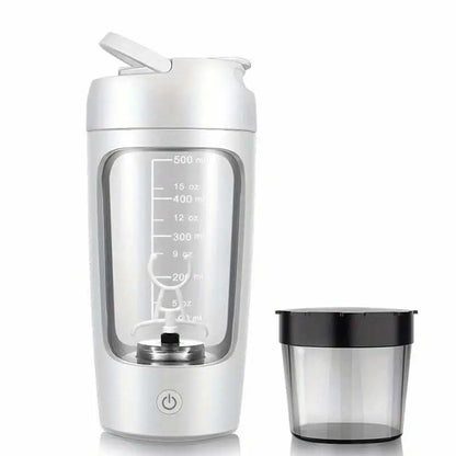 500ML Electric Protein Shaker Bottle for Gym & Outdoor Activities – Automatic Mixer for Smoothies, Milk, Coffee, & More