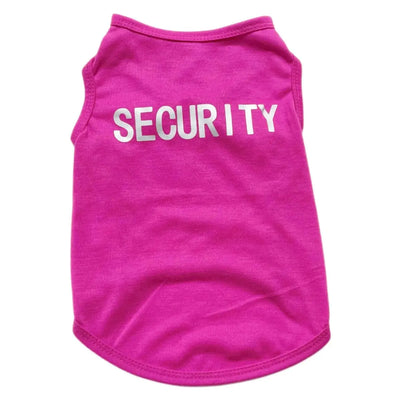 Summer Security Vest for Small Dogs – Chihuahua, Yorkshire & Cats – Lightweight T-Shirt Costume