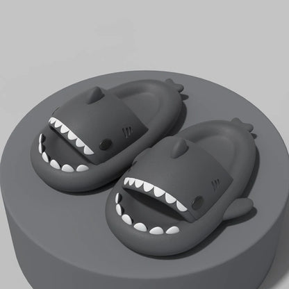 Kids Shark Slippers - Non-slip Cartoon Sandals for Boys & Girls - Comfortable Home & Beach Slides