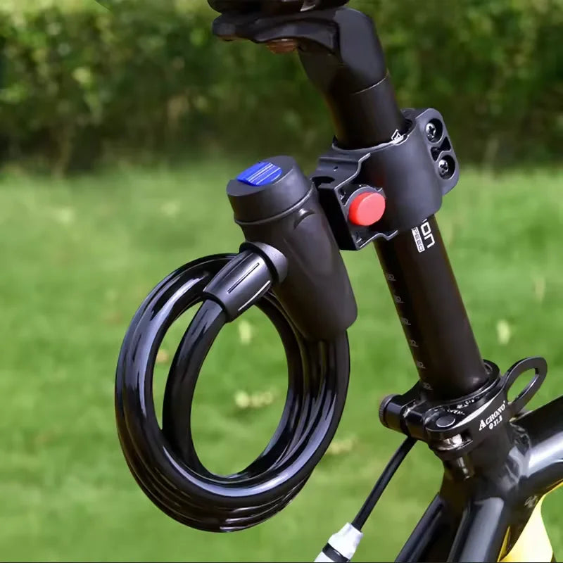 Heavy Duty Motorcycle Chain Lock 80cm - Metal Anti-Theft Bike Lock with 2 Keys for Maximum Bicycle Security