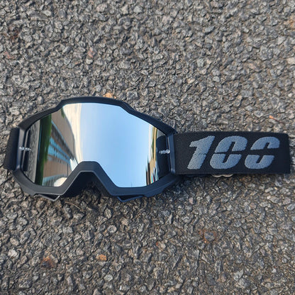 MX Off-Road Goggles for Dirt Bike Racing - Dustproof & Windproof with Durable PC Lens