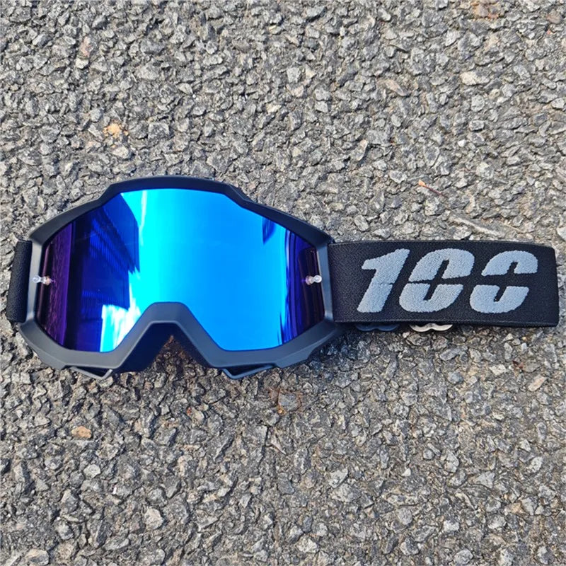 MX Off-Road Goggles for Dirt Bike Racing - Dustproof & Windproof with Durable PC Lens
