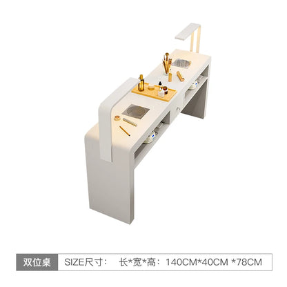 Professional Portable Manicure Table by [Brand Name] - Elevate Your Salon Experience with Aesthetic Nail Design Furniture