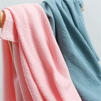 Muslin Cotton Baby Bucket Hat - Sun Protection for Kids 3-12M Boys & Girls Panama Cap